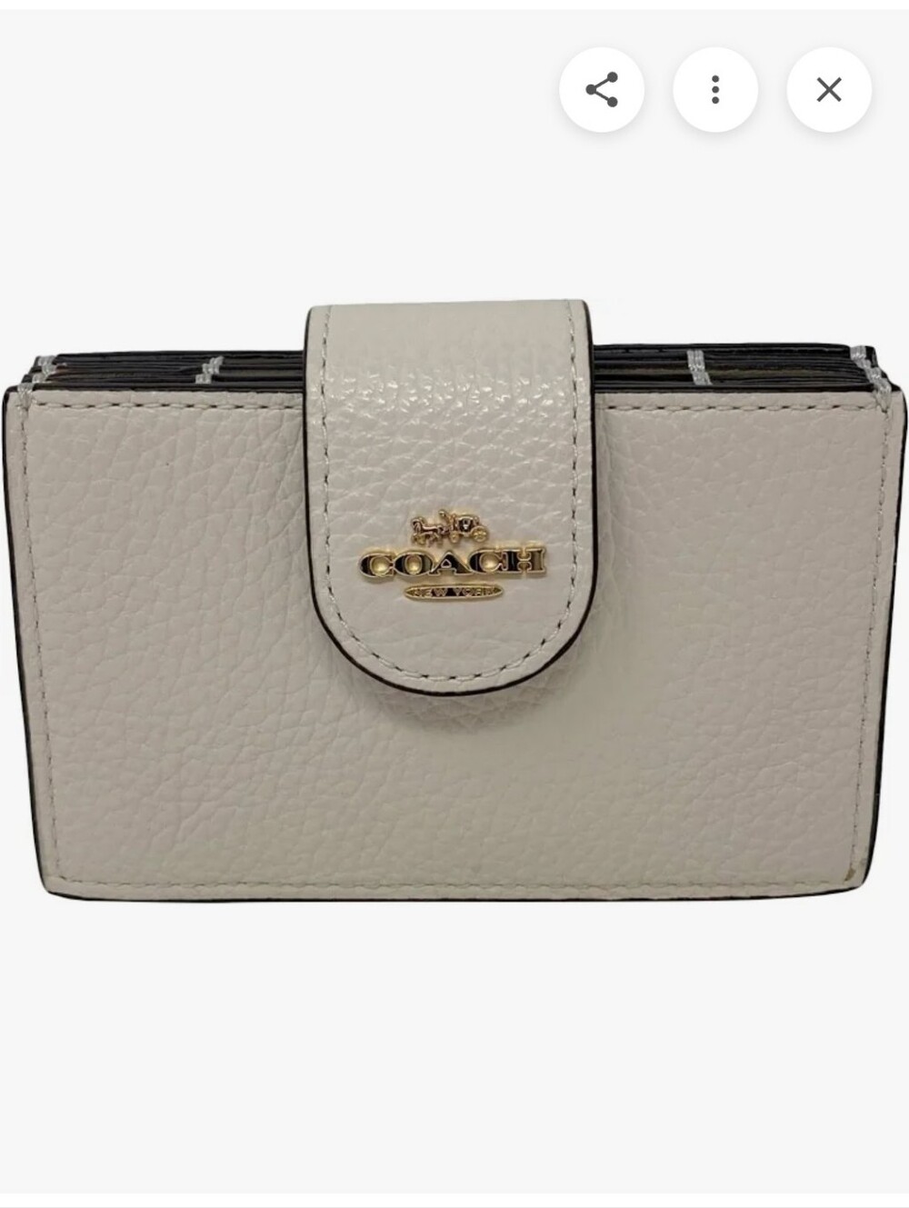 Coach Accordion Colorblock Card Case in Pink, Orange, Yellow, Blue, Brown